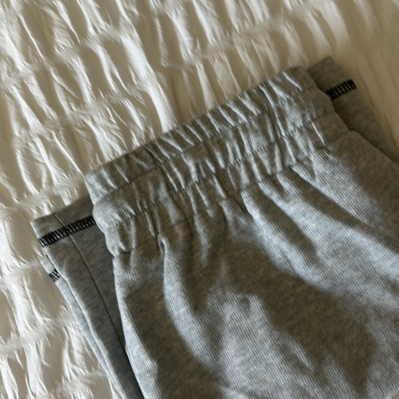 Drawstring waistband skirt jogger skirt gray comfortable casual - Picture 7 of 7